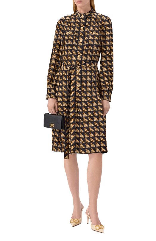 Кожаные туфли VLogo Signature 80 Valentino 8W2S0R01/LUR Кремовый  8W2S0R01/LUR Фото 3