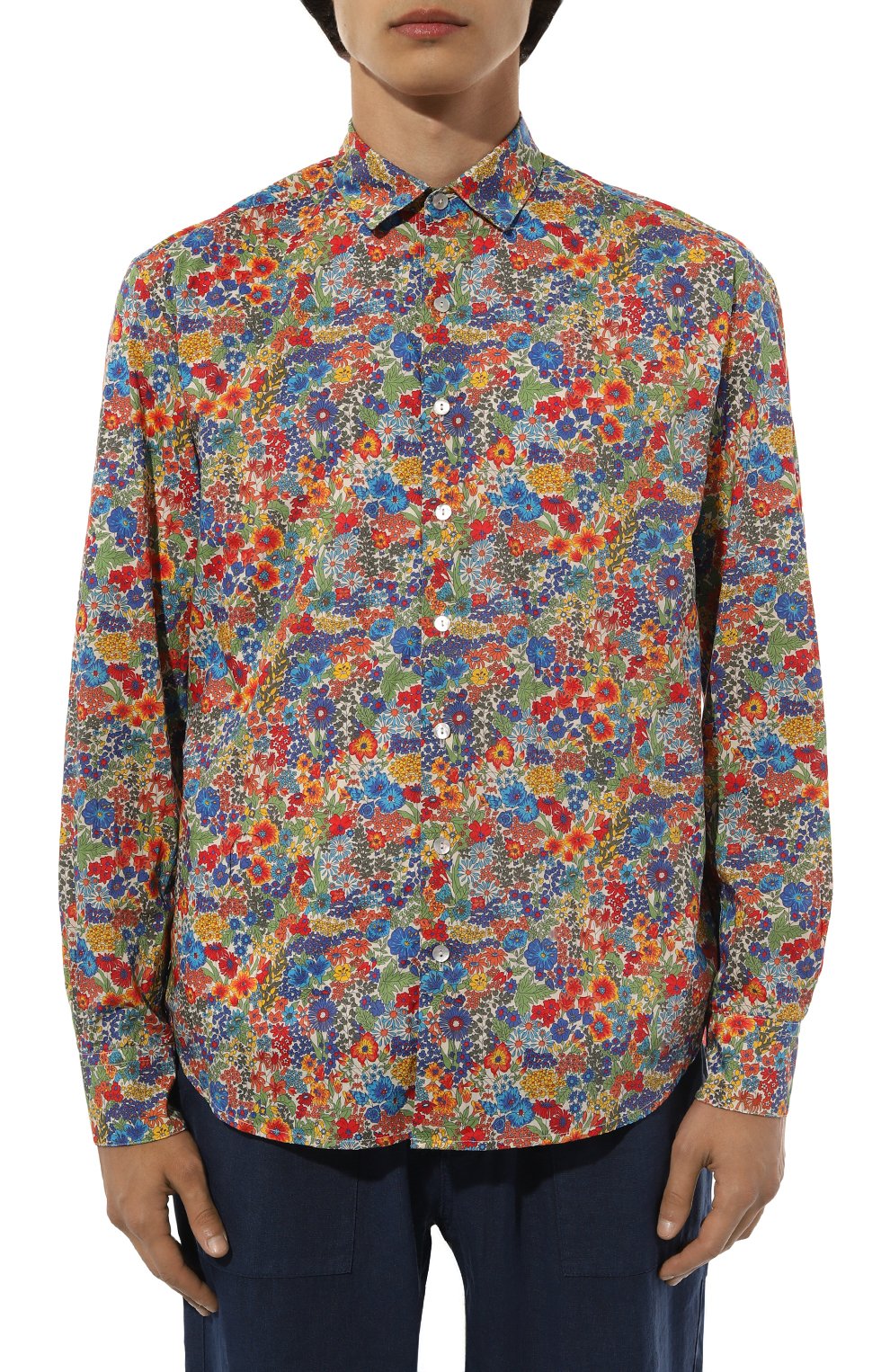 Хлопковая рубашка MC2 SAINT BARTH, арт. STBM/SIKELIA/04039F, фото 3