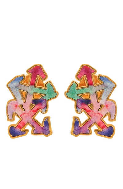 Серьги OFF-WHITE, арт. 0W0D074S21MET0017684, фото 1