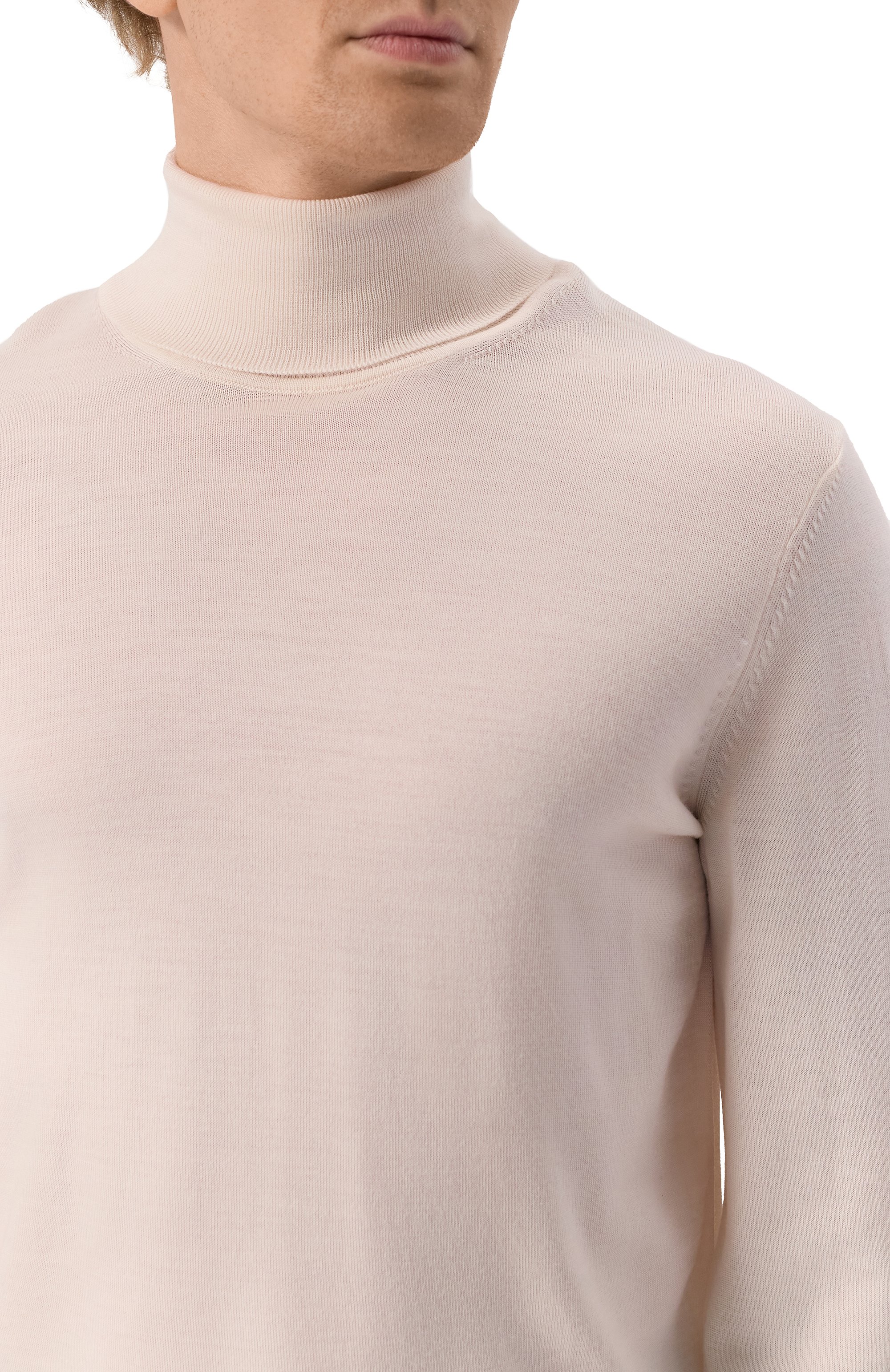 Шерстяная водолазка BOSS, арт. 50468262, фото 5