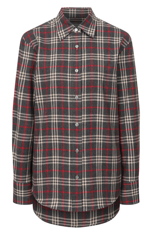 Хлопковая рубашка Academia SILVY/75DM2 Серый SILVY/75DM2