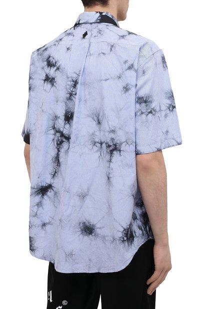 Хлопковая рубашка MARCELO BURLON, арт. CMGA070R21FAB001, фото 4