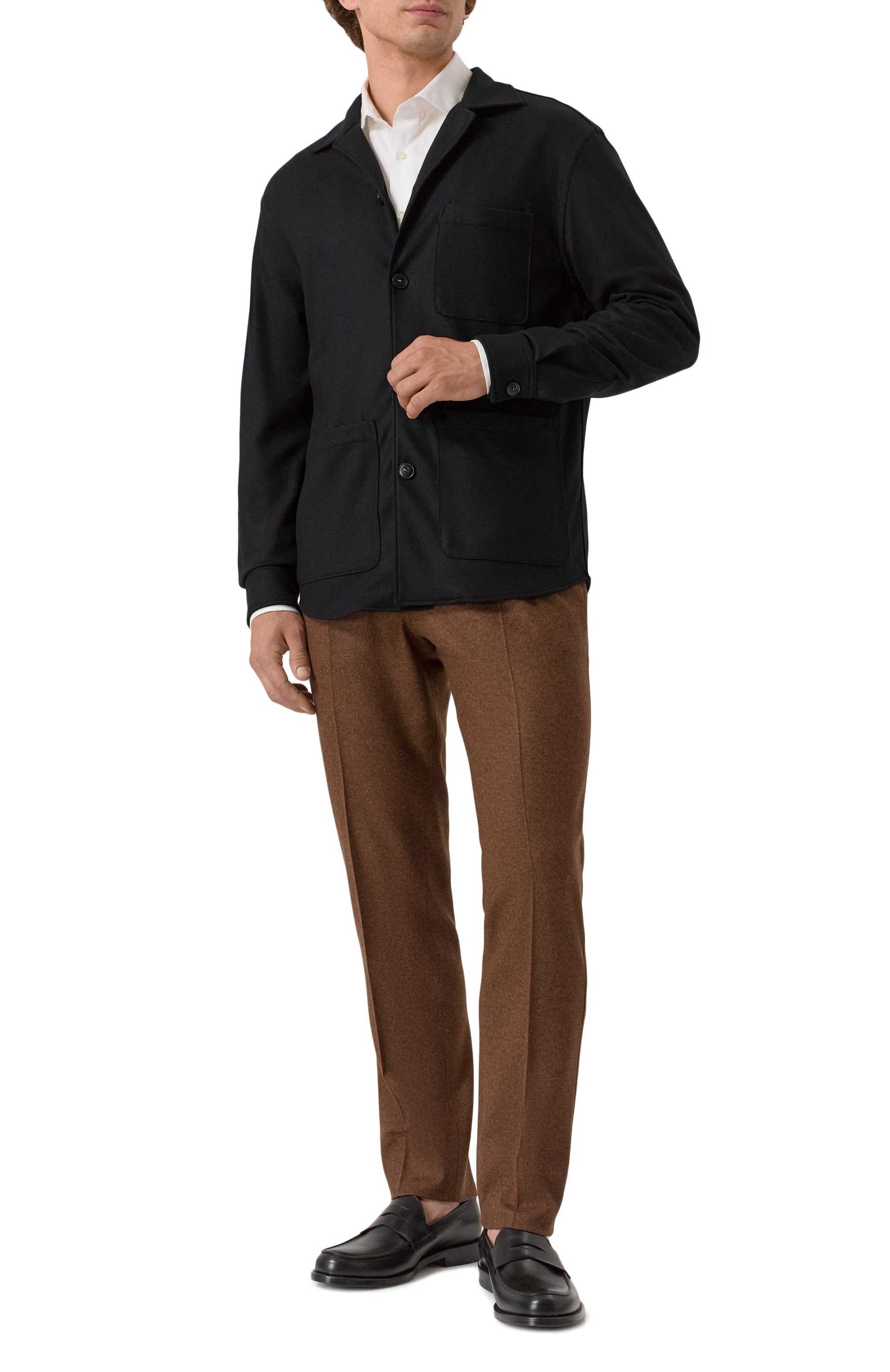 Шерстяная куртка-рубашка CANALI, арт. J31017/JJ03062, фото 3