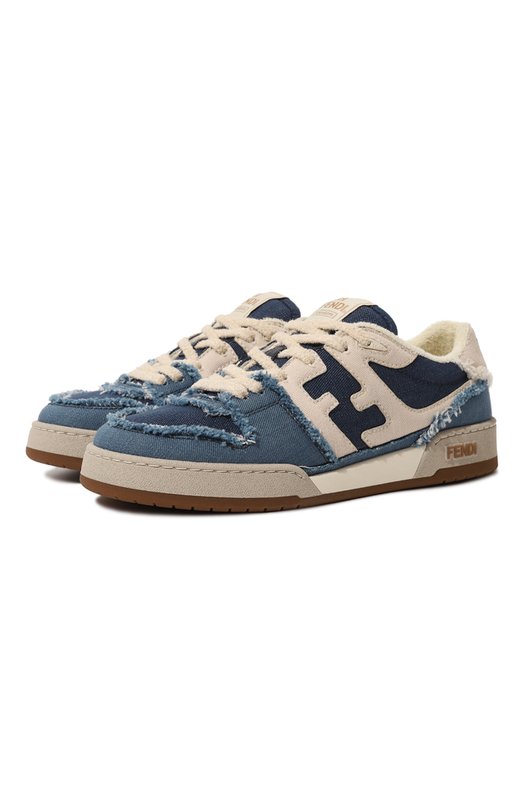 Текстильные кеды Match Fendi 8E8505/AMF1 Синий 8E8505/AMF1