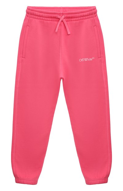 Хлопковые джоггеры OFF-WHITE, арт. 0GCH001F23FLE002