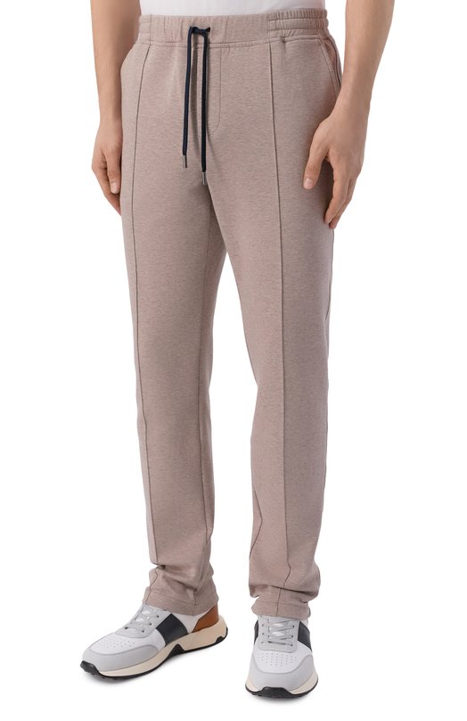 Хлопковые брюки Capobianco 20M708.TS00. Коричневый  20M708.TS00. Фото 3