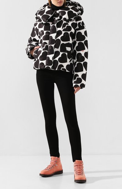 Пуховик MSGM черно-белого цвета по цене 87050 руб., арт. 2742MDH104 195857, фото 2 Пуховик MSGM, арт. 2742MDH104 195857, фото 2