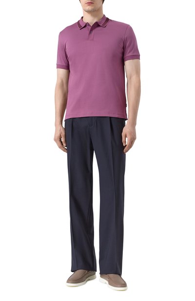 Хлопковое поло BOSS, арт. 50531791, фото 2