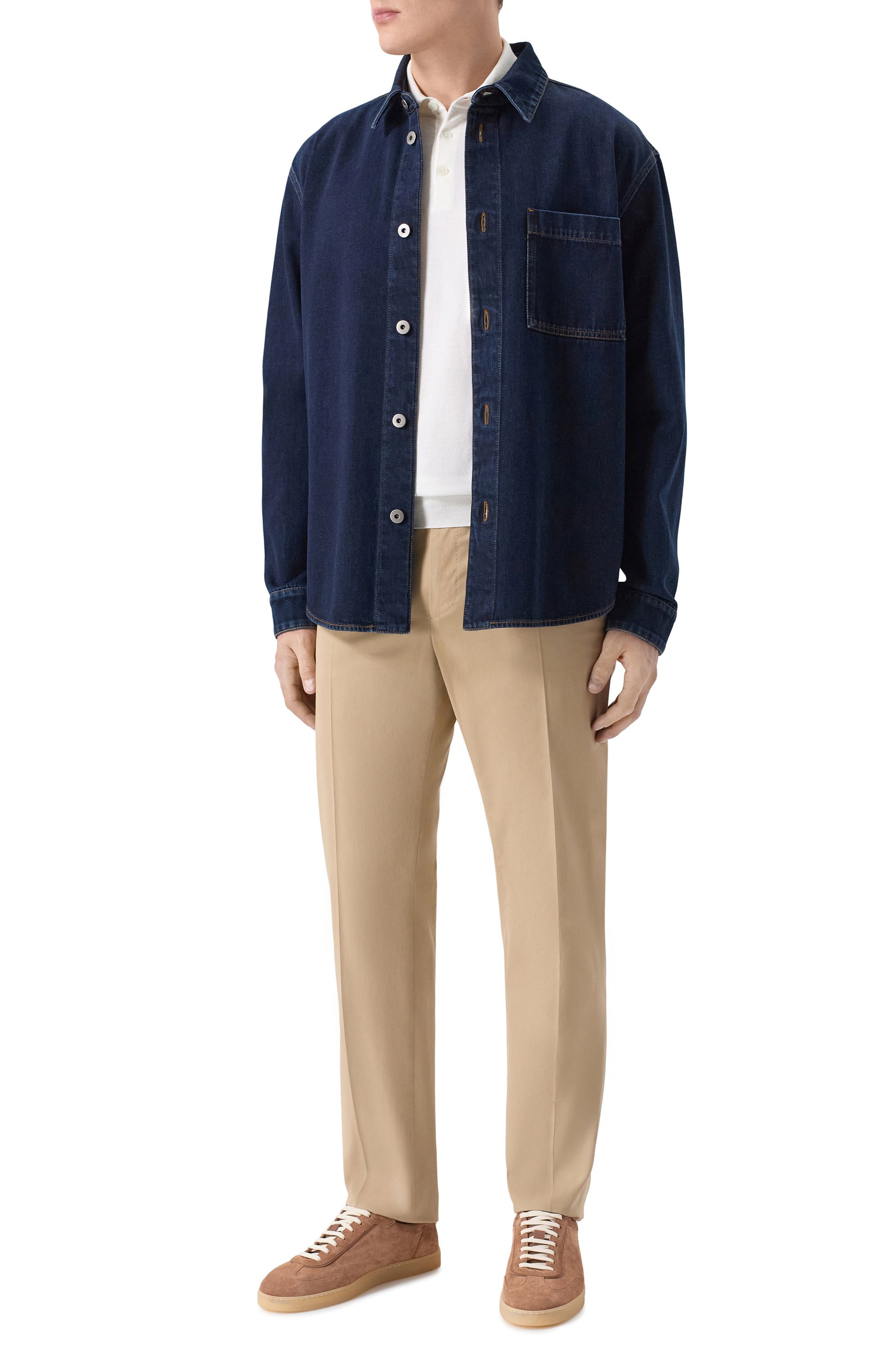 Хлопковые брюки DOLCE & GABBANA, арт. GP19VT/FUFJ9, фото 2