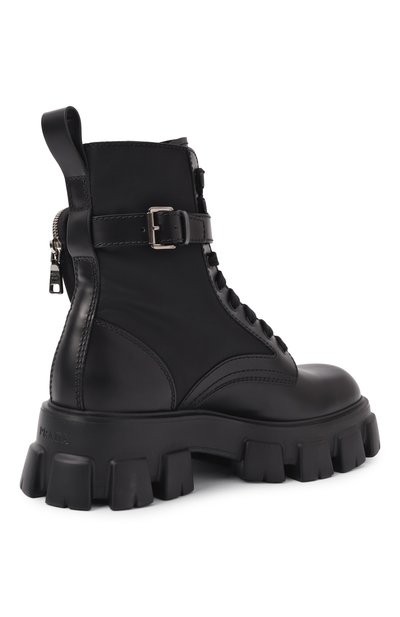 Комбинированные ботинки monolith PRADA, арт. 2UE007-3L09-F0002-D002, фото 5