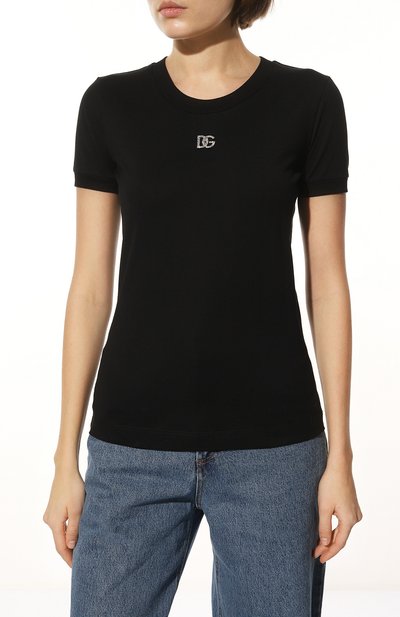 Хлопковая футболка DOLCE & GABBANA, арт. F8T00Z/G7B3U, фото 3