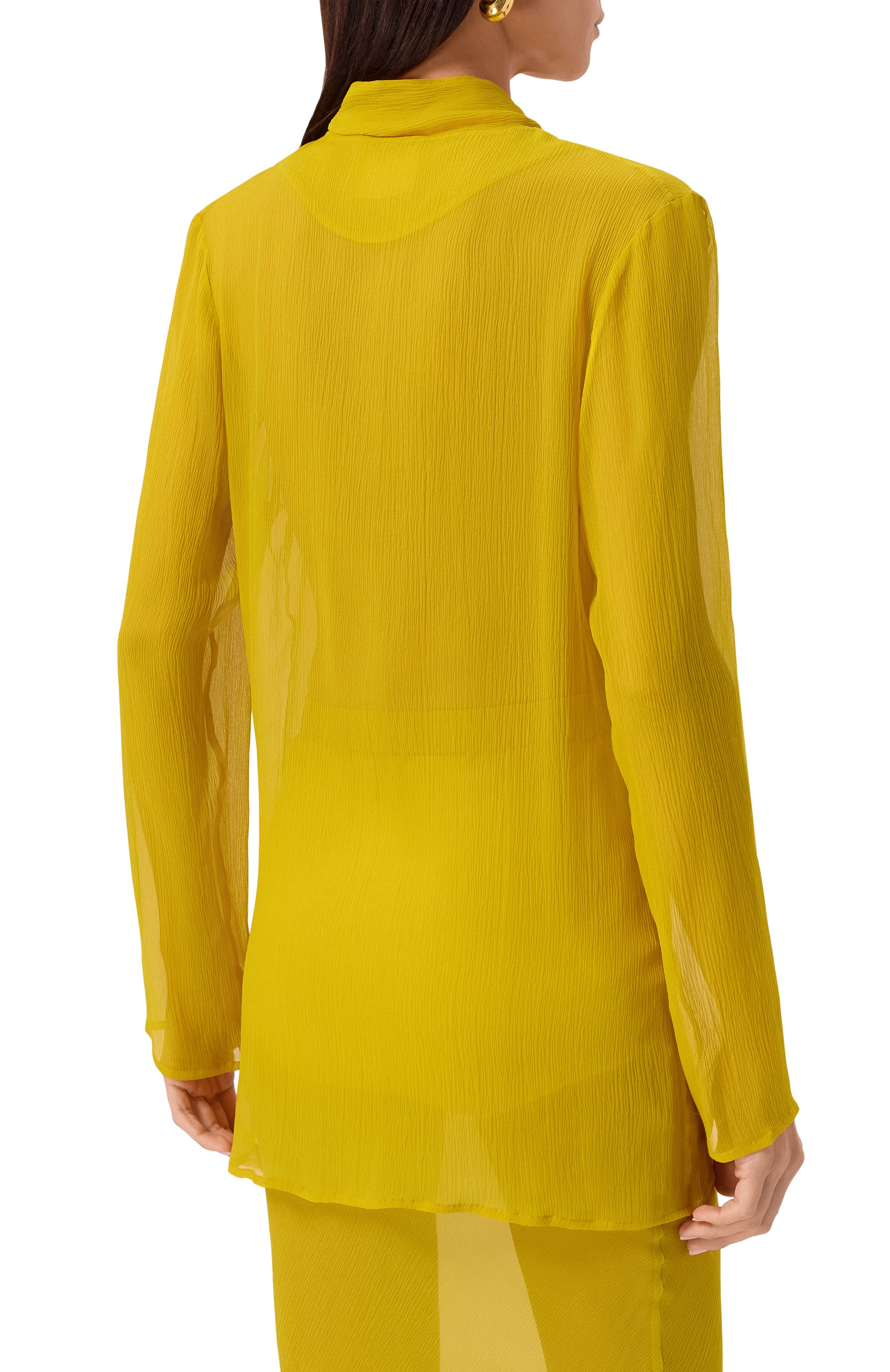 Шелковая блузка ALBUS LUMEN, арт. AL.RT25.001.BL0USE, фото 4