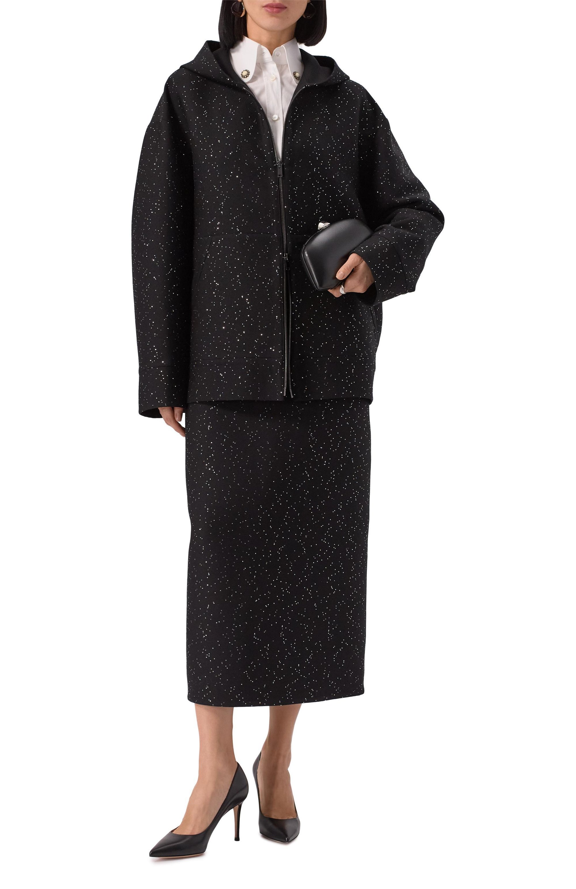 Шерстяная куртка с отделкой пайетками MVST, арт. TXBCK-Y420, фото 2