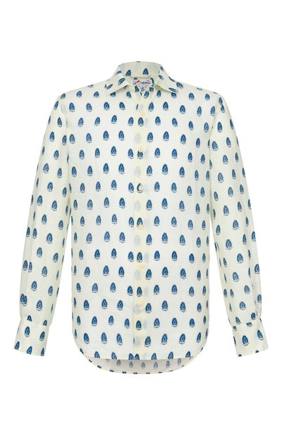 Мужская льняная рубашка MC2 SAINT BARTH, арт. PAMP001-00965L/PAMPL0NA