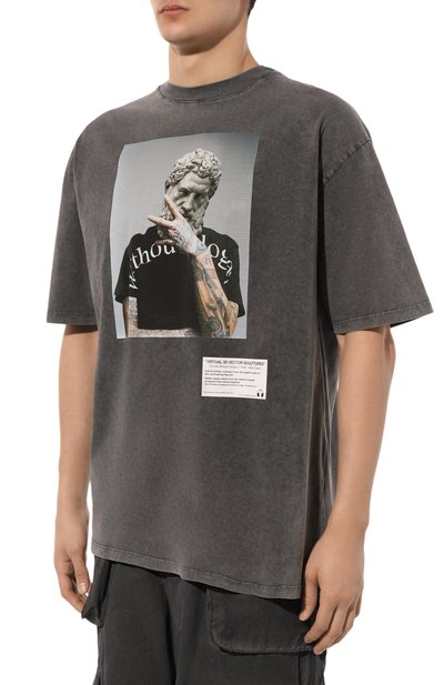 Хлопковая футболка DIEGO VENTURINO, арт. D3S4TS0ERAP, фото 3