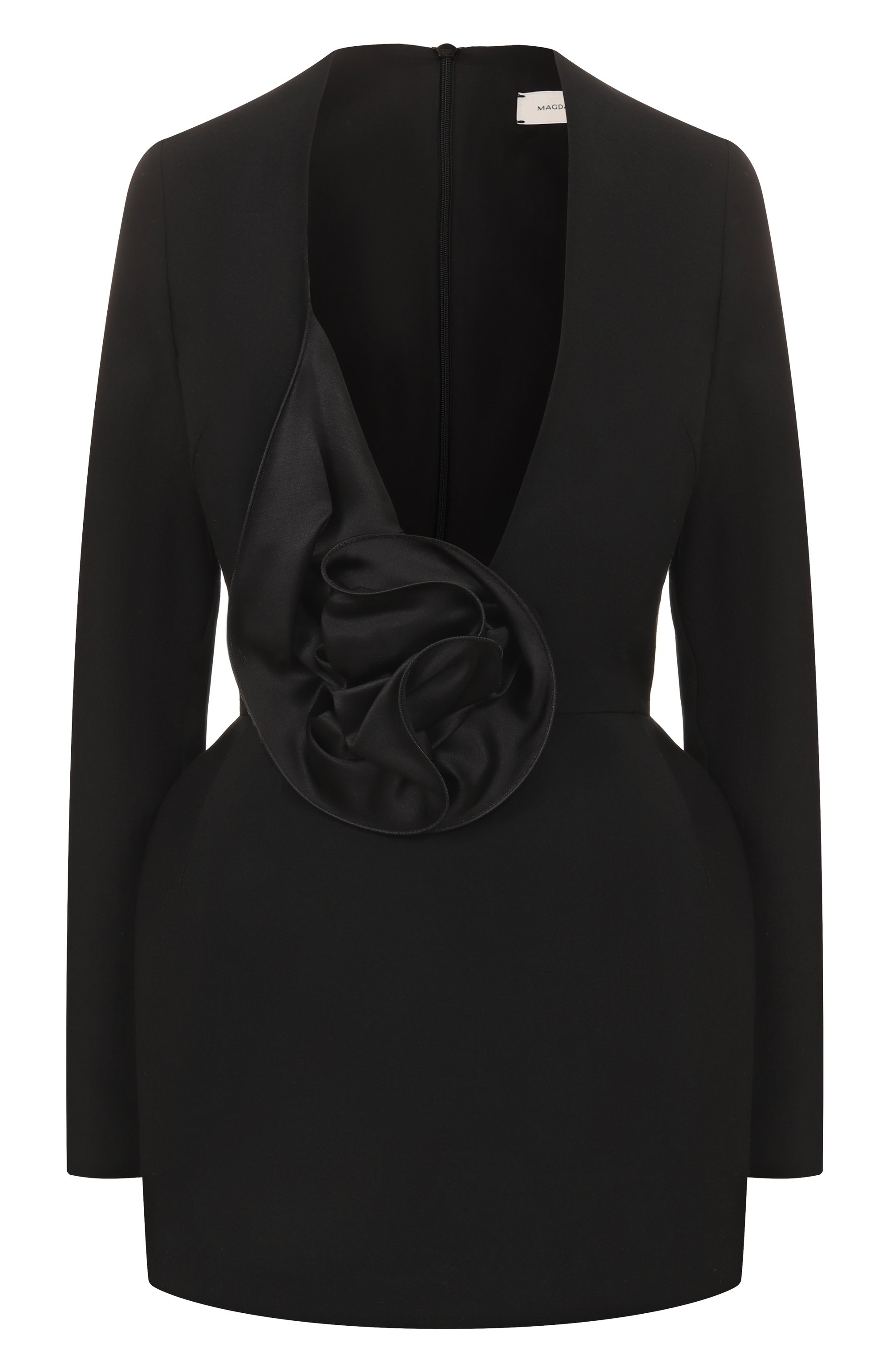 Шерстяное платье MAGDA BUTRYM черного цвета по цене 253000 руб., арт. 444525, фото 1 Шерстяное платье MAGDA BUTRYM, арт. 444525, фото 1