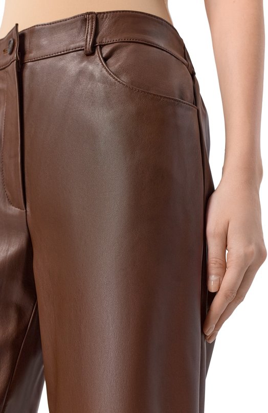 Кожаные брюки Antonelli Firenze M8034P/8966 Коричневый  M8034P/8966 Фото 5