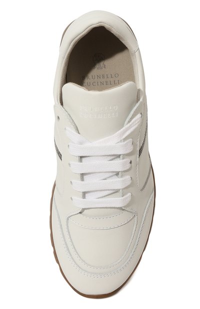 Кожаные кроссовки BRUNELLO CUCINELLI, арт. BZGS0ZG241, фото 4