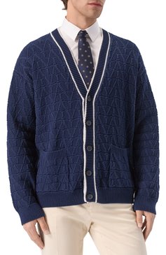 Хлопковый кардиган VALENTINO, арт. 5V3KA03XACD, фото 3