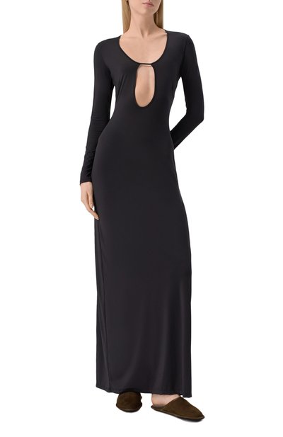 Платье KIKI DE MONTPARNASSE черного цвета по цене 67950 руб., арт. S252DR110, фото 3 Платье KIKI DE MONTPARNASSE, арт. S252DR110, фото 3