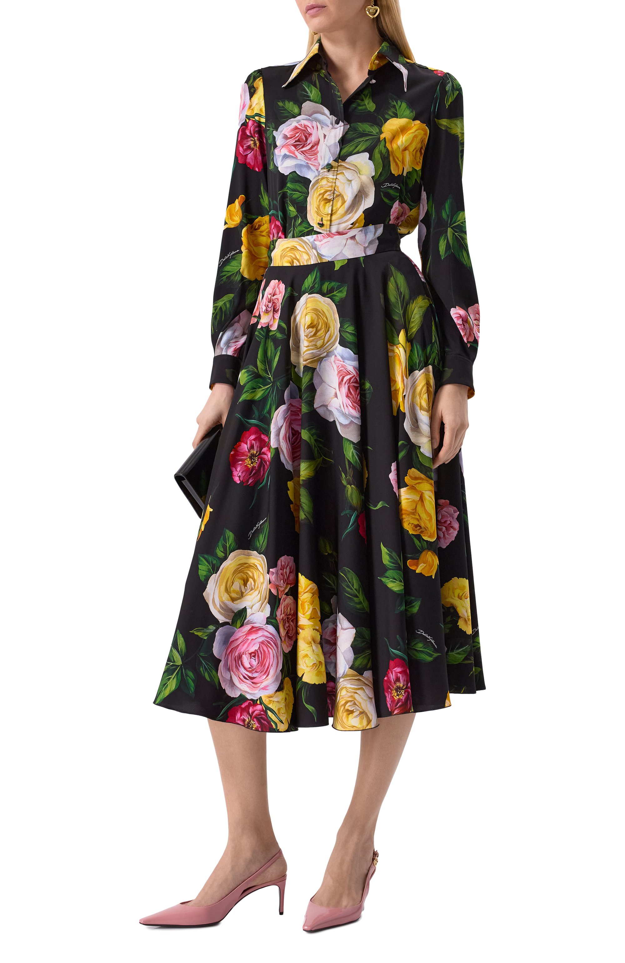 Шелковая юбка DOLCE & GABBANA, арт. F4C2RT/FSA7B, фото 2