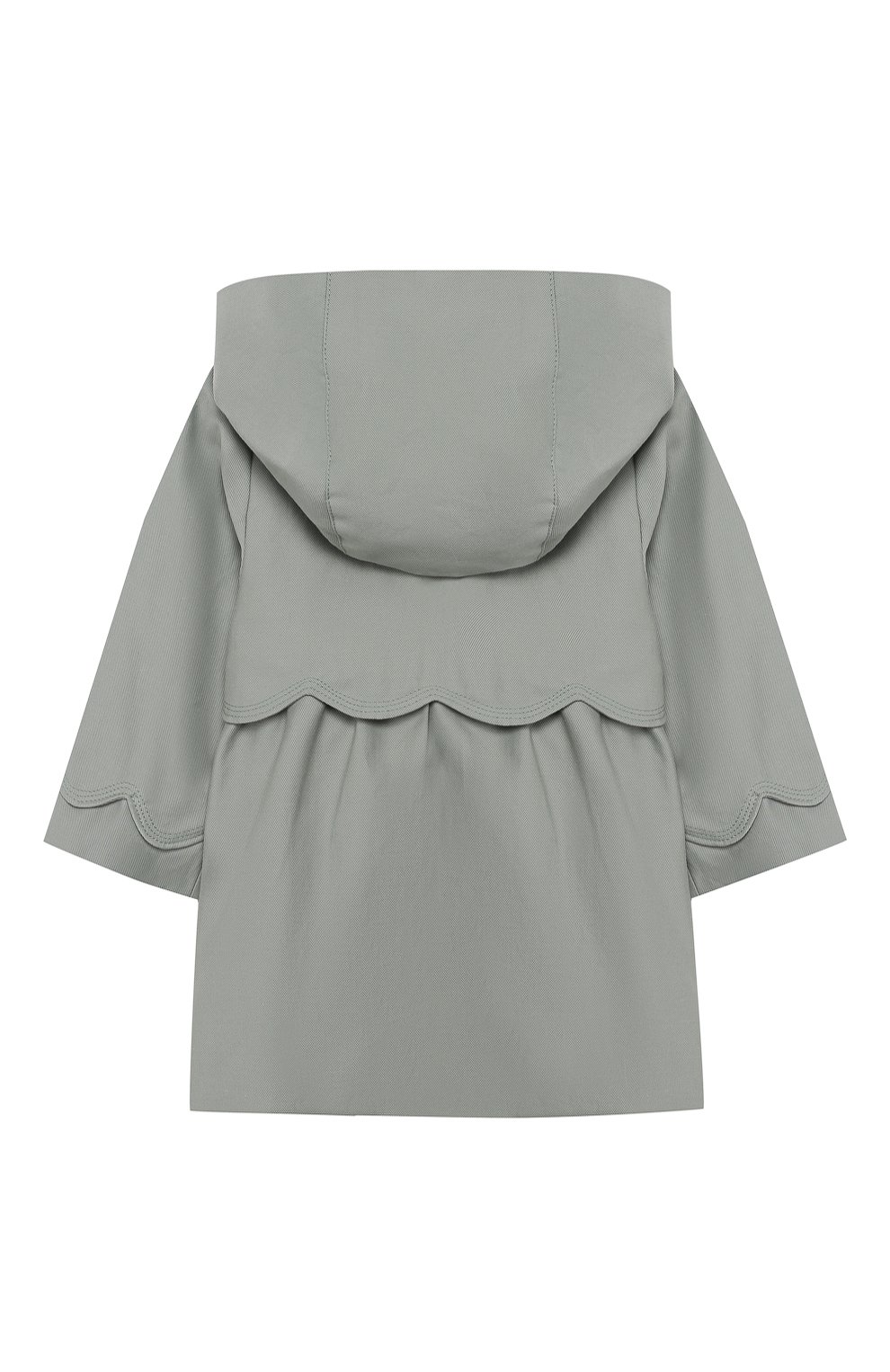 Хлопковый тренч с капюшоном TARTINE ET CHOCOLAT, арт. TN44001/6M-18M, фото 2