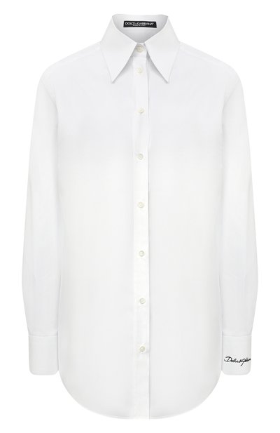 Женская хлопковая рубашка DOLCE & GABBANA, арт. F5N08Z/GD0F7