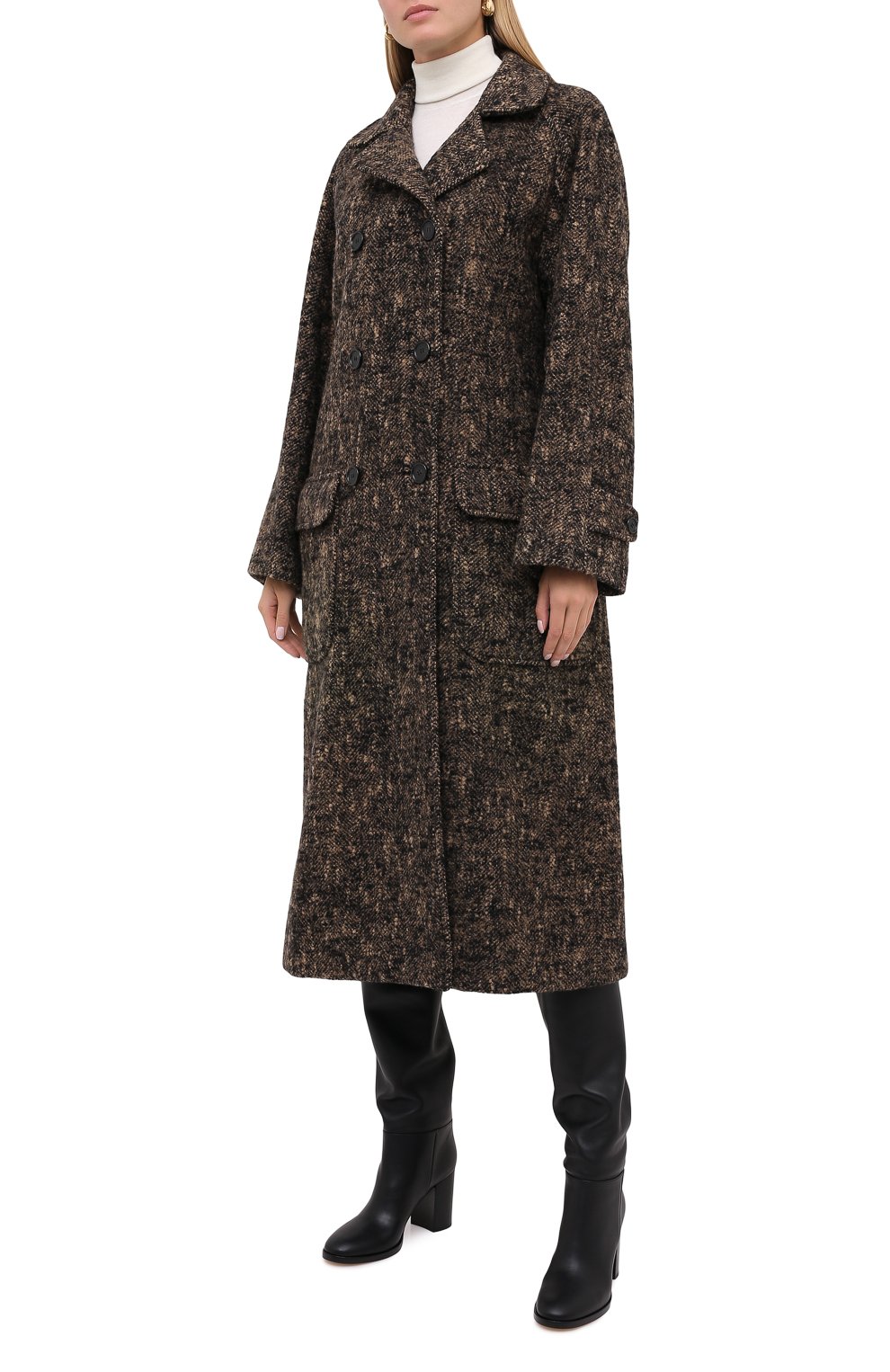 Шерстяное пальто DOLCE & GABBANA, арт. F0AD8T/FMMF4, фото 3