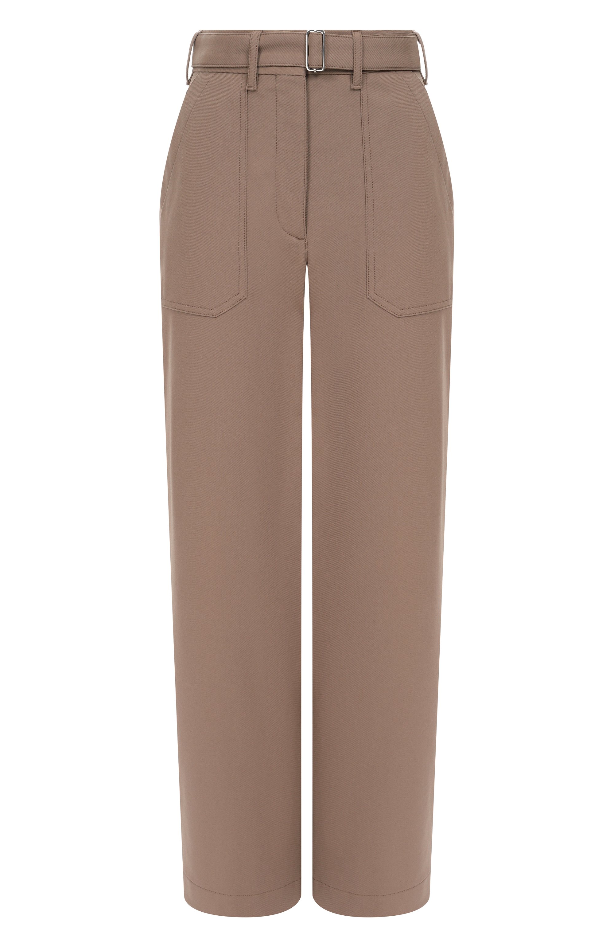 Брюки THEORY темно-бежевого цвета по цене 32100 руб., арт. P0104223, фото 1 Брюки THEORY, арт. P0104223, фото 1