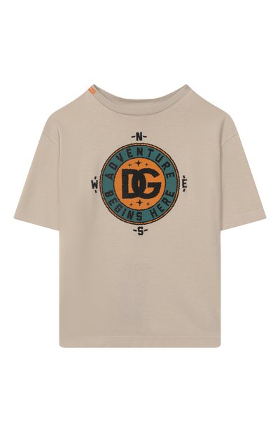 Хлопковая футболка DOLCE & GABBANA, арт. L4JTHV/G7PIR/2-6