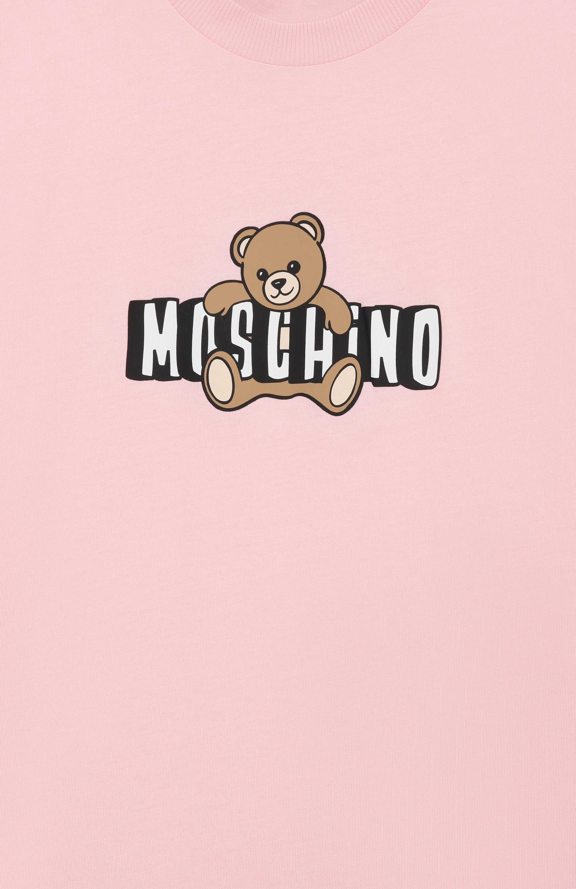 Хлопковая футболка MOSCHINO, арт. HZM058/LAA03, фото 3