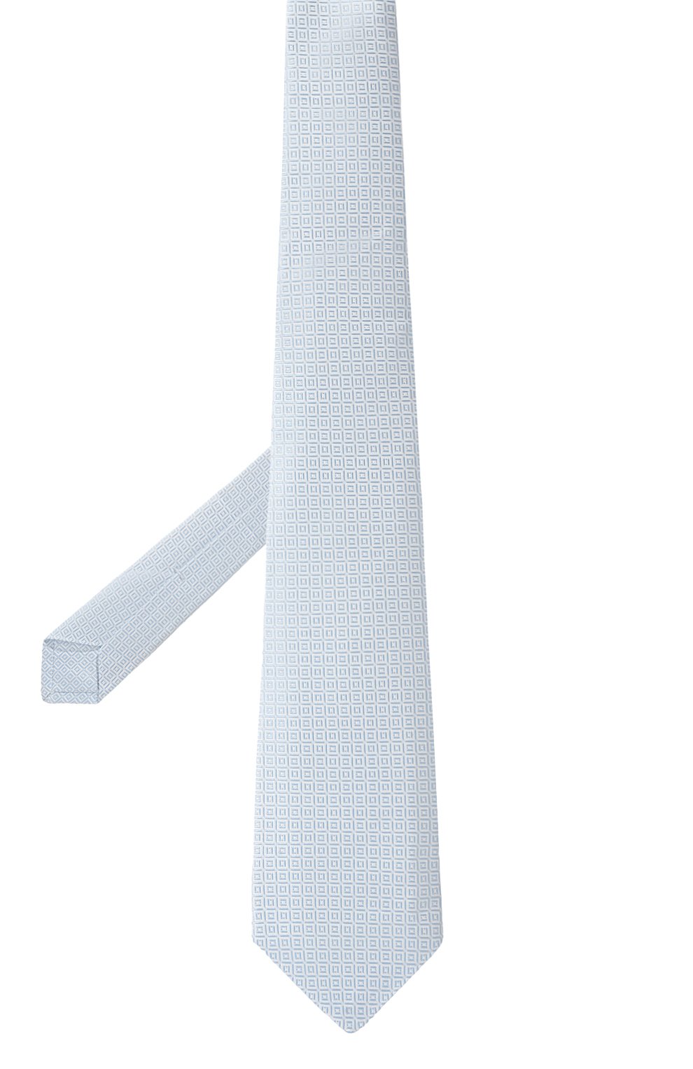 Шелковый галстук KITON голубого цвета по цене 28050 руб., арт. UCRVKLC01I10, фото 3 Шелковый галстук KITON, арт. UCRVKLC01I10, фото 3