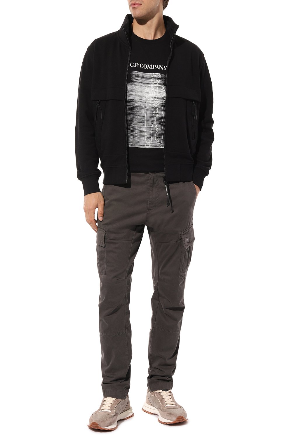 Хлопковые брюки-карго C.P. COMPANY, арт. 15CMPA117A005529G, фото 2