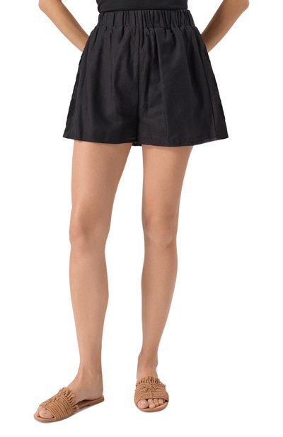 Шорты из хлопка и шелка LILA EUGENIE, арт. 2526, фото 3