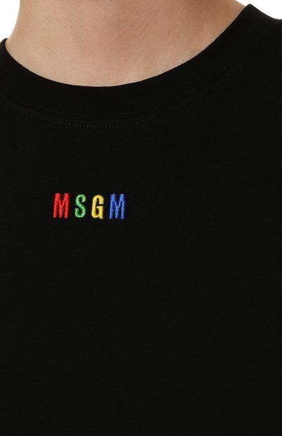 Хлопковая футболка MSGM, арт. 3241MDM101 227298, фото 5