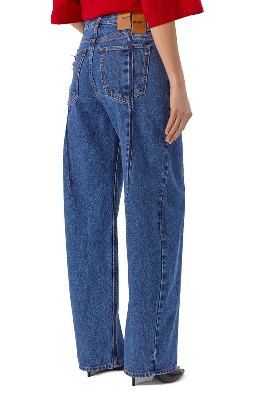 Джинсы VETEMENTS ME76DP088N5/2804 DENIM Синий  ME76DP088N5/2804 DENIM Фото 4