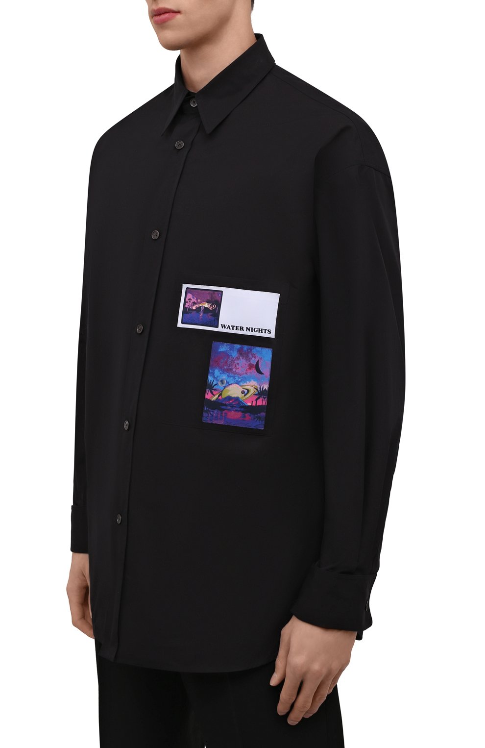 Хлопковая рубашка VALENTINO, арт. XV3ABH4882B, фото 3