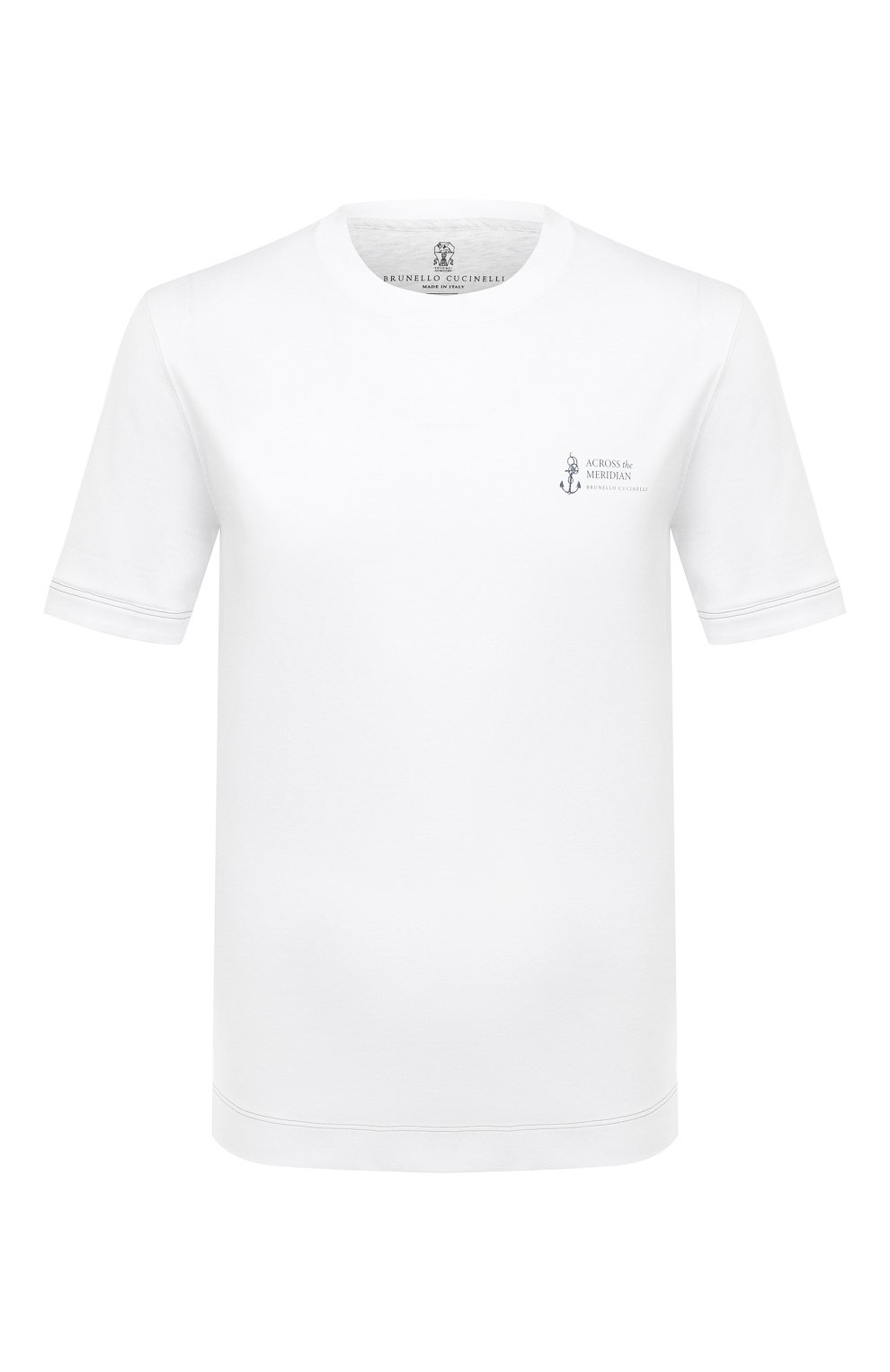 Хлопковая футболка BRUNELLO CUCINELLI, арт. M0T618442P, фото 1