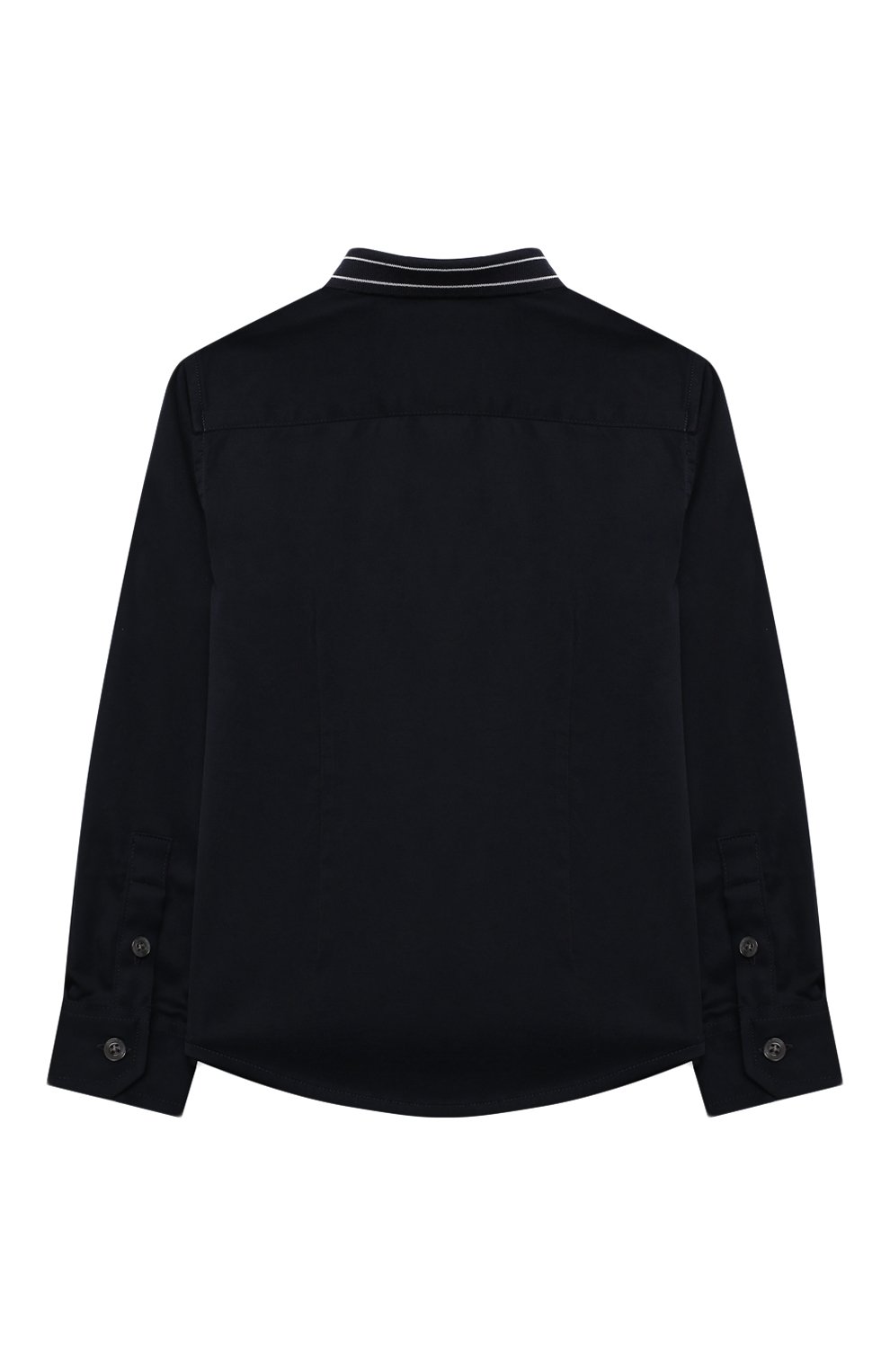 Хлопковая рубашка EMPORIO ARMANI синего цвета по цене 11850 руб., арт. 6H4CP8/1NXYZ, фото 2 Хлопковая рубашка EMPORIO ARMANI, арт. 6H4CP8/1NXYZ, фото 2