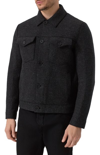 Шерстяная куртка-рубашка HARRIS WHARF LONDON, арт. C9331MLC, фото 3