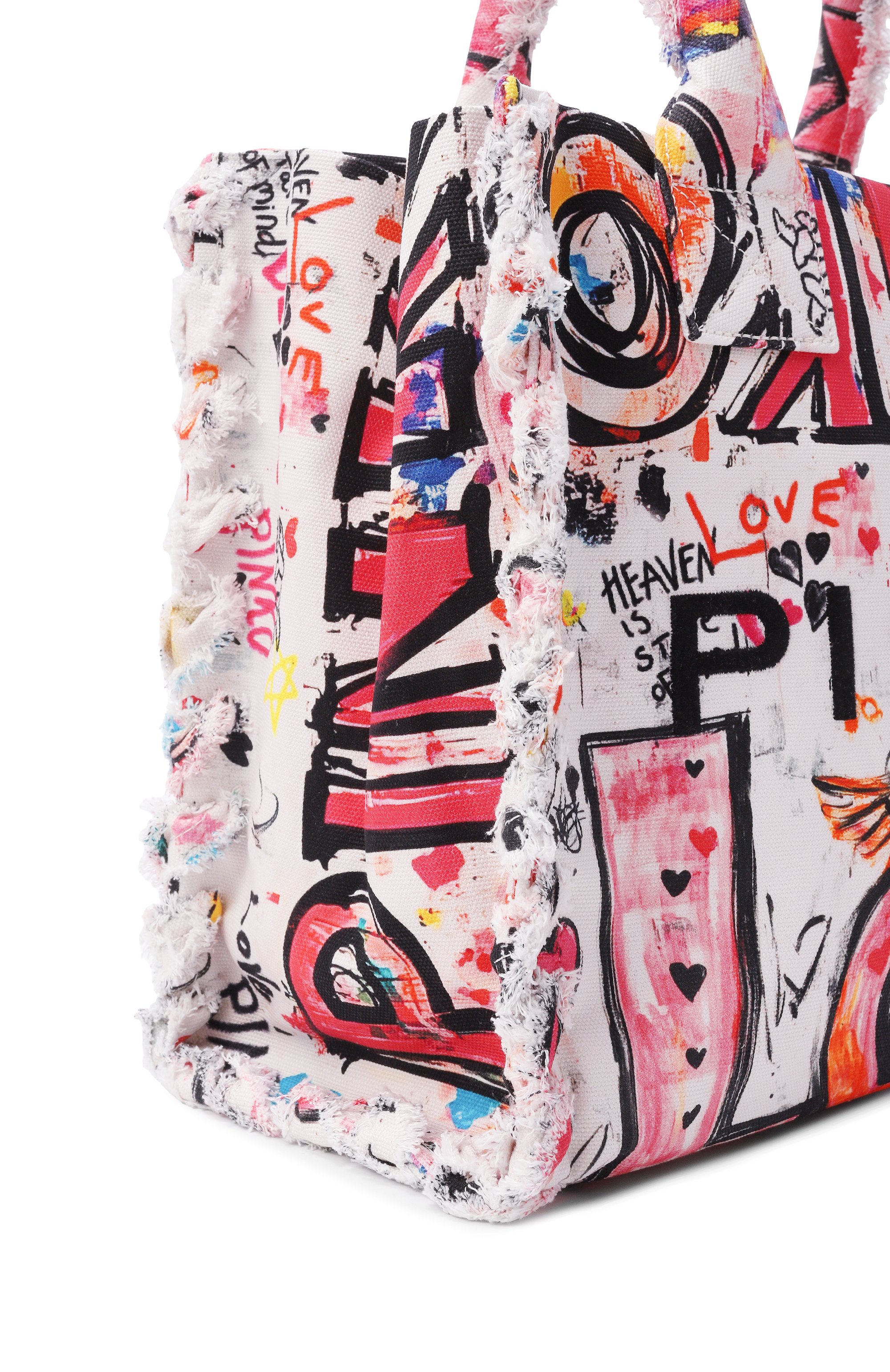 Сумка-тоут PINKO разноцветного цвета по цене 17950 руб., арт. 106673/A3B6, фото 6 Сумка-тоут PINKO, арт. 106673/A3B6, фото 6