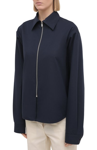Хлопковая рубашка JIL SANDER, арт. JSPS600605-WS251800, фото 3