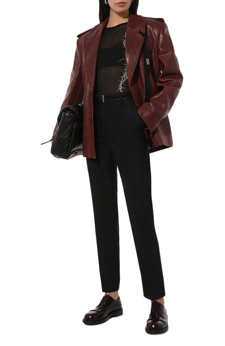 Кожаные дерби dex pintuck ANN DEMEULEMEESTER, арт. 2402-W-F30-LT139-036, фото 1