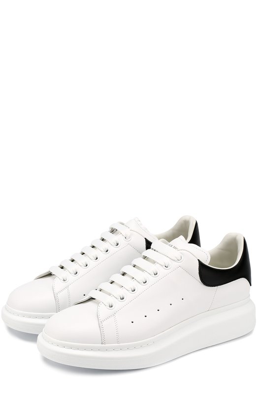 Кожаные кеды Oversized Alexander McQueen