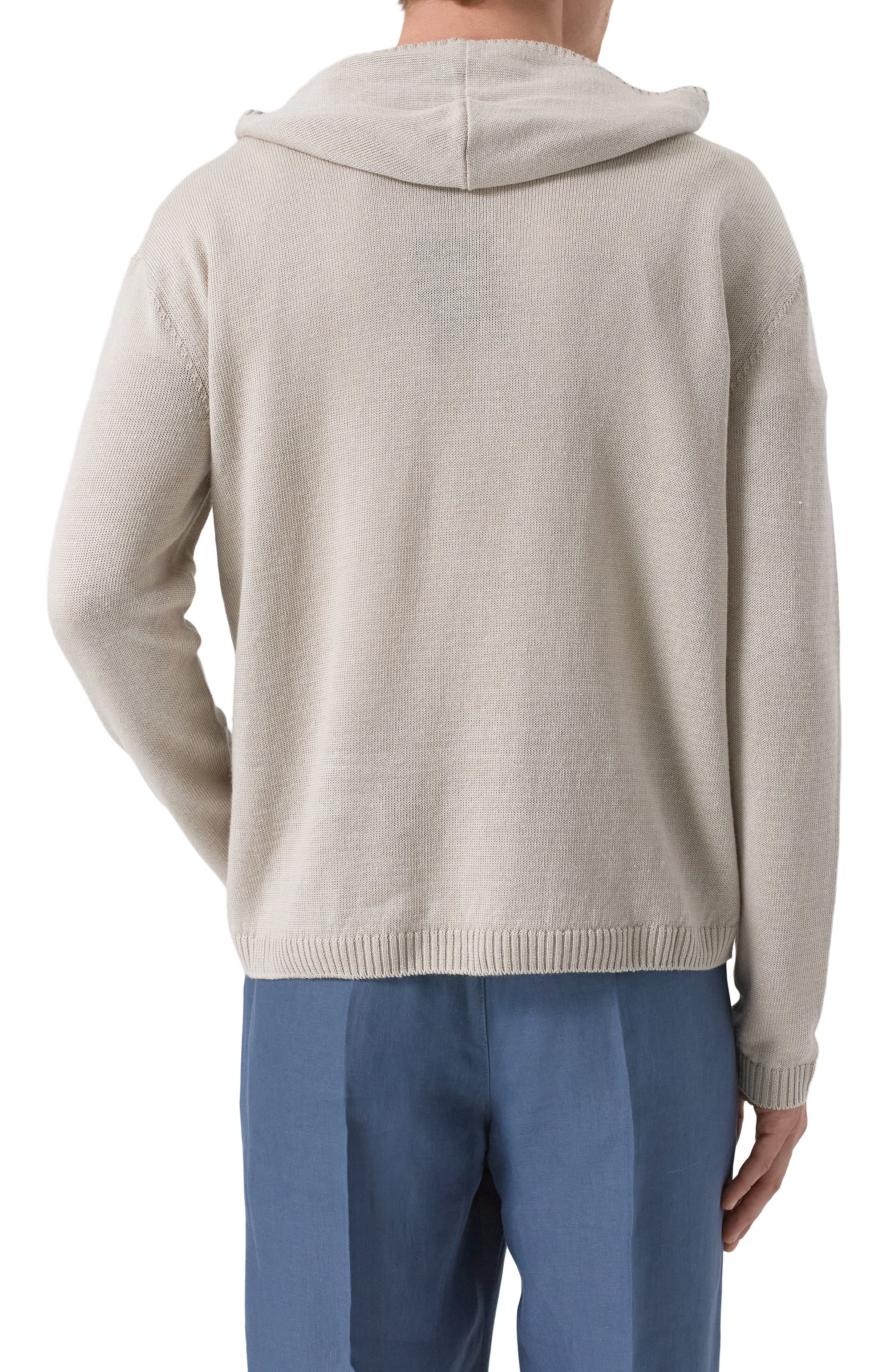 Худи изо льна и кашемира MVST, арт. 25E/X1P/0/A003/7639, фото 4