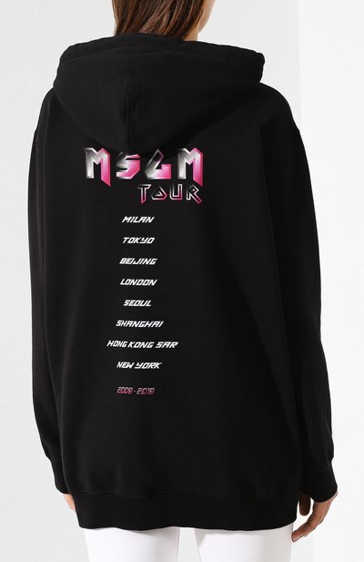 Хлопковое худи MSGM, арт. 2842MDM288 207499, фото 4