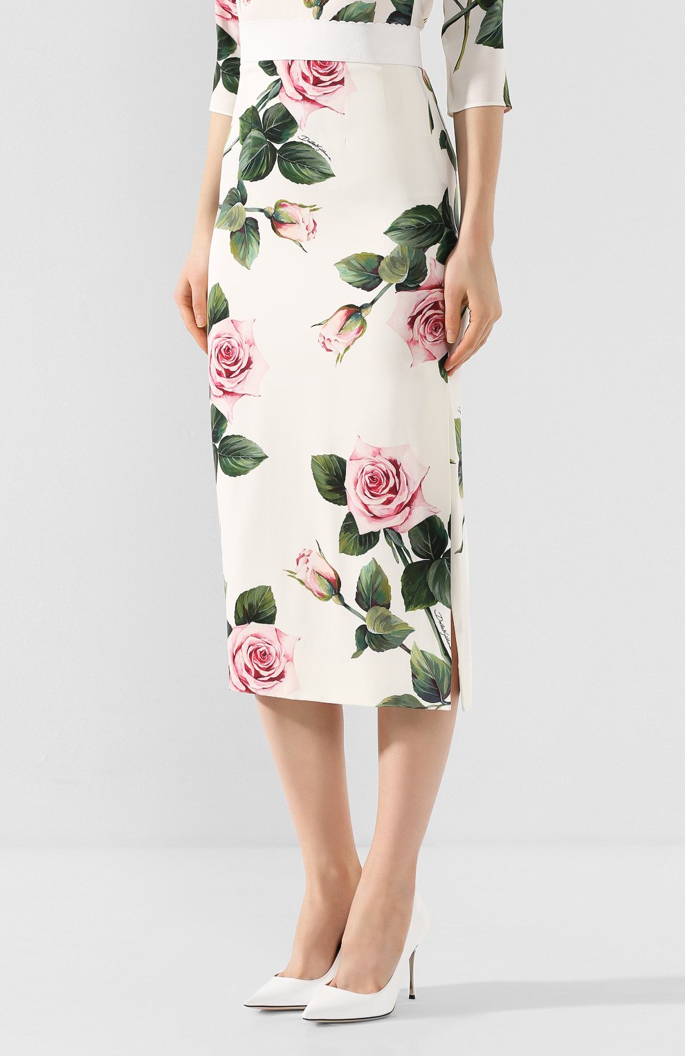 Шелковая юбка DOLCE & GABBANA, арт. F4BTFT/FSAZD, фото 3