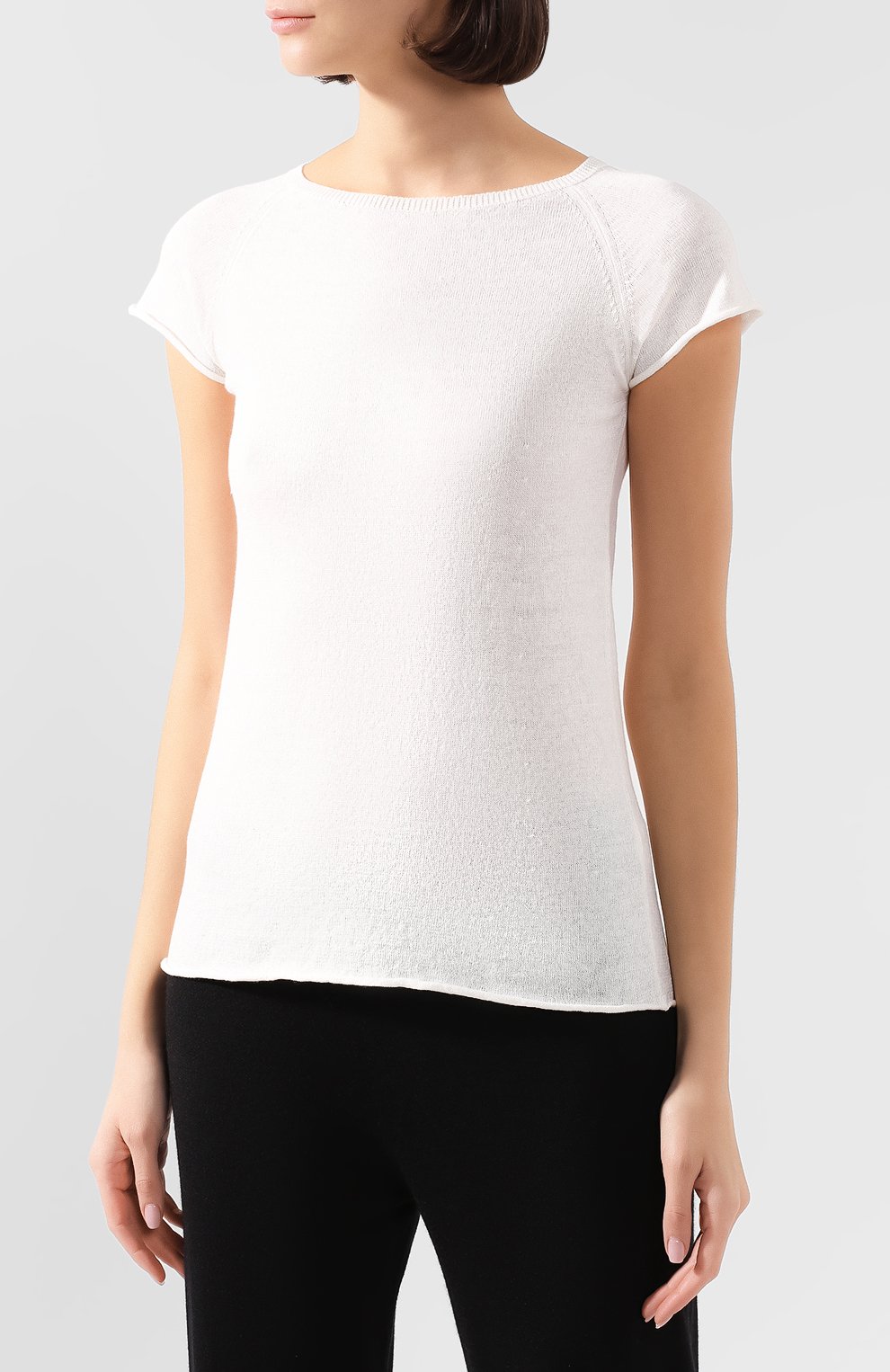 Футболка из смеси льна и хлопка IL BORGO CASHMERE, арт. 55-1044G0, фото 3