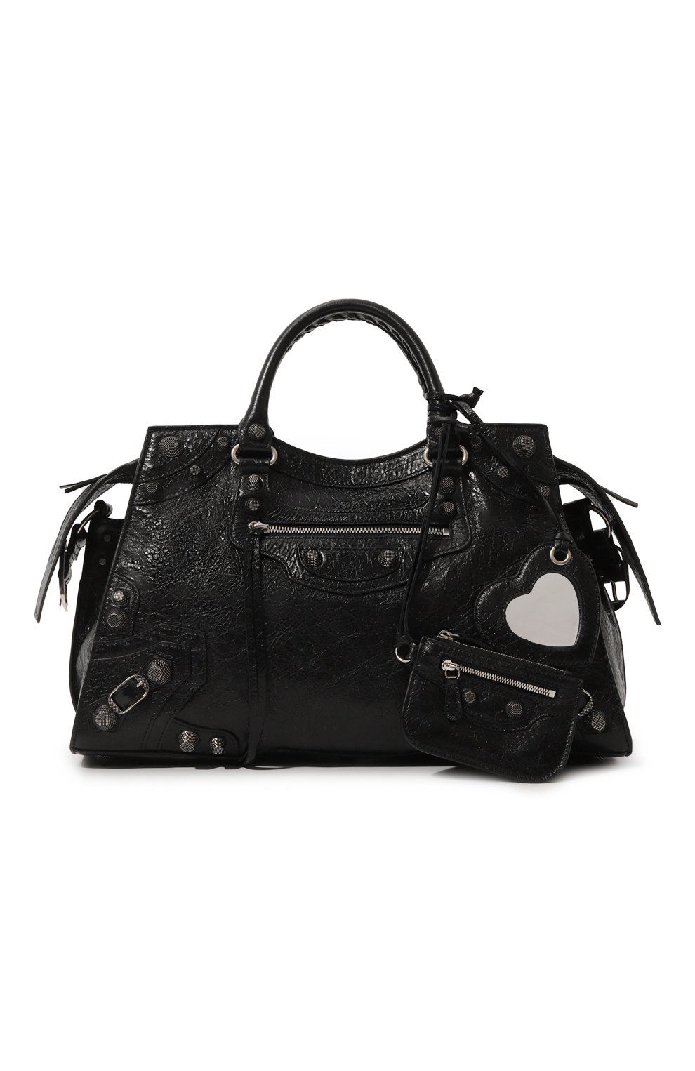 balenciaga neo cagole xs ネオカゴール　バッグ　黒 Balenciaga Neo Cagole Handbag XS Black in Lambskin Leather with