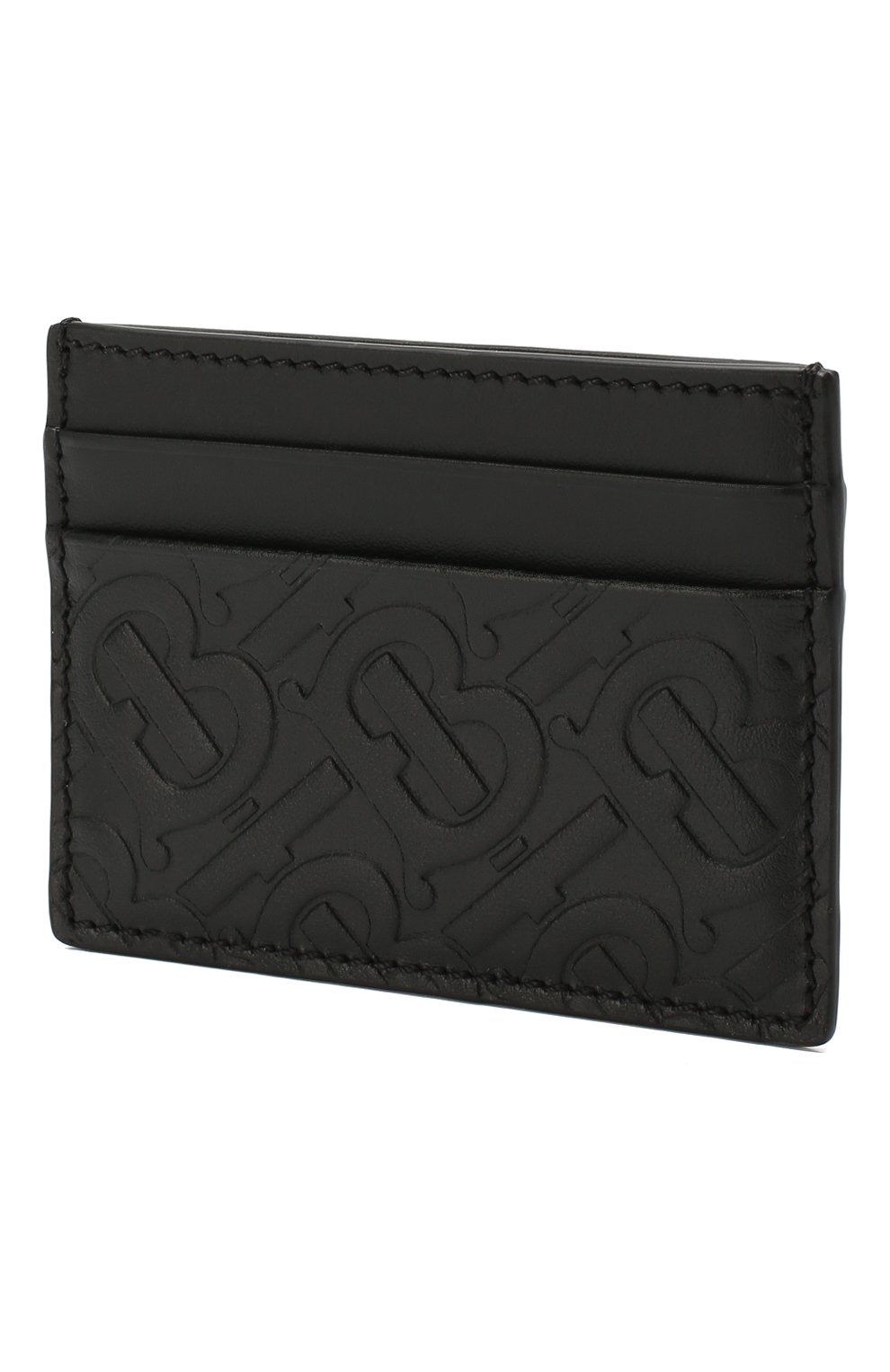 Кожаный футляр для кредитных карт BURBERRY черного цвета по цене 27450 руб., арт. 8017648, фото 2 Кожаный футляр для кредитных карт BURBERRY, арт. 8017648, фото 2